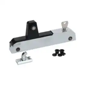 クロムメッキのRH-LHラッチ付きロック - アジャスタブルカップリング、150mmセンター