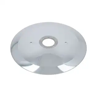 Hoja de cortadora Rasspe MOD.C de 350 mm - Ø57 mm de diámetro, con agujero de 4 tornillos, de acero 100CR6.