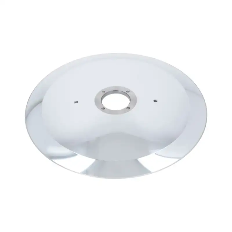 Hoja cortadora Rasspe MOD.C de 370 mm - Ø57 mm de diámetro, con orificio, 4 tornillos, de acero 100CR6.