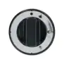 Black Knob Ø 70 mm Silk-Screen Printed – D-Hole 10×8 mm for Gas Tap, Made in Italy