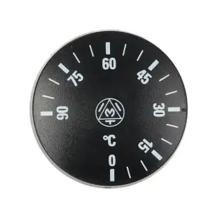 IMIT Angelo Po 온도 조절기용 블랙 노브 Ø 41mm 0–90°C - 이탈리아 제작