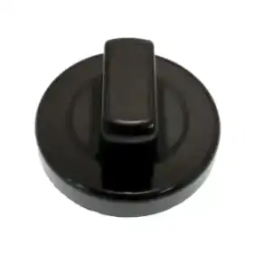 Universal Black Knob Ø 70 mm – Turkish-Made, No Adaptor/Dial Plate