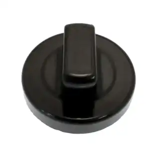 Universal Black Knob Ø 70 mm – Turkish-Made, No Adaptor/Dial Plate