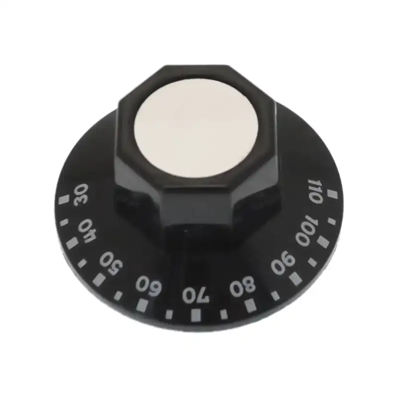 Perilla del termostato EGO Ø 50 mm 30°–110 °C – Fabricada en Turquía, parte superior plana