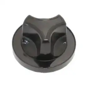 Universal Black Knob Ø 62 mm – No Adaptor/Dial Plate