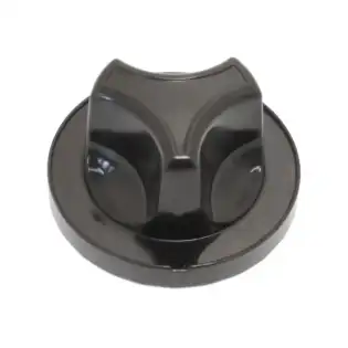 Universal Black Knob Ø 62 mm – No Adaptor/Dial Plate