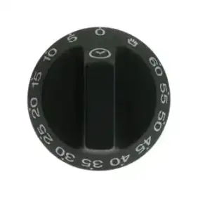 SMEG Professional Knob Ø 54 mm 0–60′ – D-Hole 6×4.6 mm (Part 764975910)