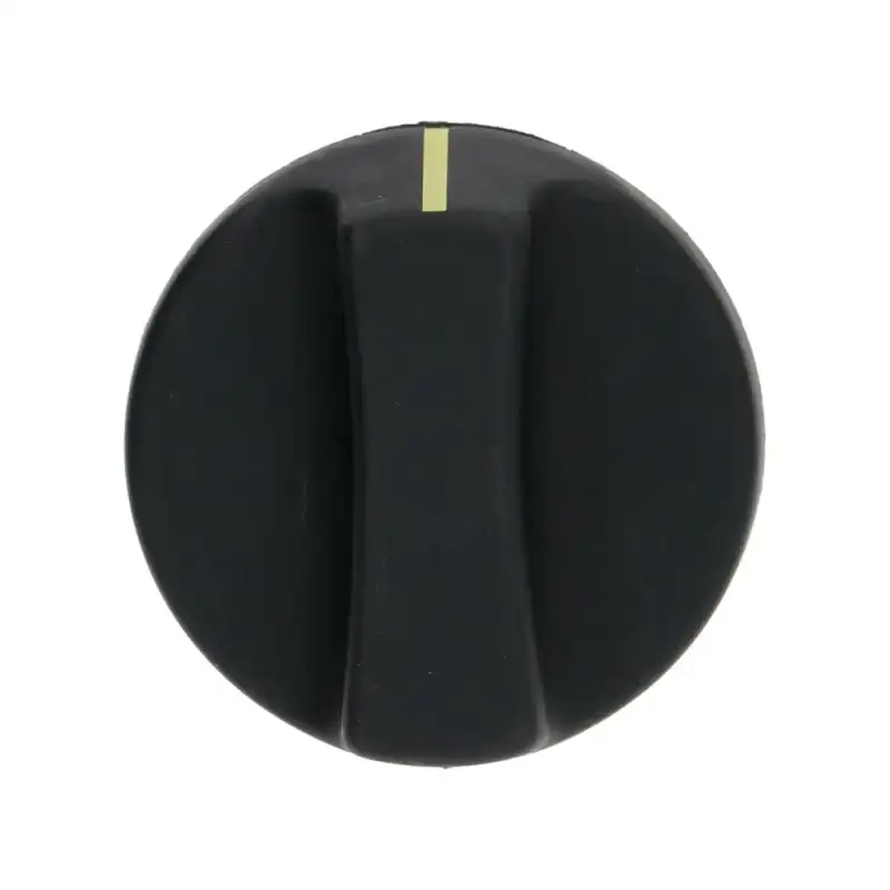 Roller Grill Black Knob Ø 51 mm – D-Hole 6×4.6 mm