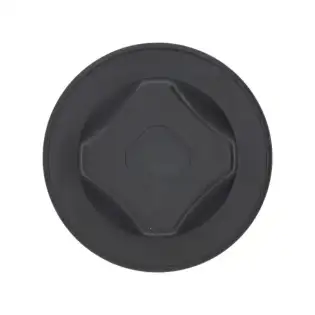 Gałka Lotus Black o średnicy 77 mm - otwór D 6x4,6 mm