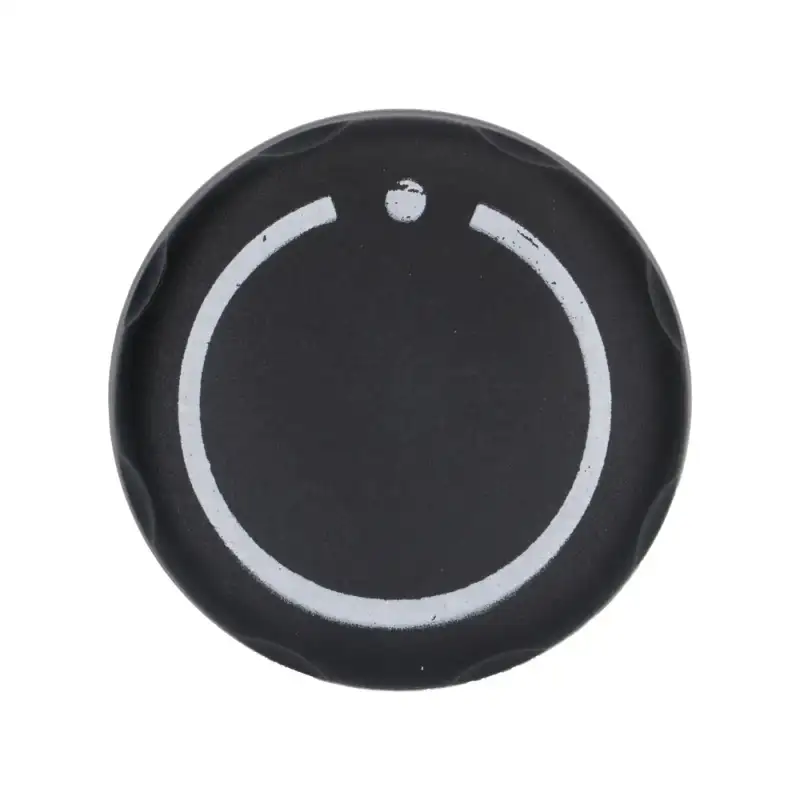 Manopola nera PRIMAX Ø 50 mm - Foro a D 6x4,6 mm Pezzo di ricambio OEM