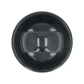 MBM Black Knob Ø 70 mm – D-Hole 8×6.5 mm with Clip