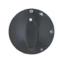Baron Black Knob Ø 79 mm – D-Hole 8×6.5 mm Silk-Screen Printed