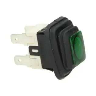 Interruttore principale 16 A 250 V con lampada indicatrice - Prodotto in Italia