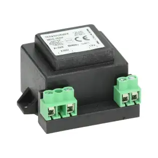 Transformador 230 V → 12 V, 3 VA | Transformador Angelo Po Aprovado pela IMQ