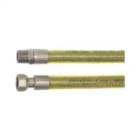 Gasslange Ø 1/2″ MF 2000 mm | AISI 316L rustfritt stål | EN14800-sertifisert