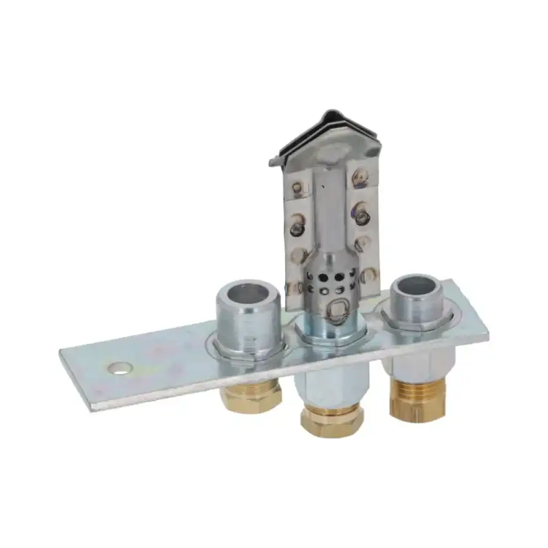 Queimador piloto Polidoro de 3 chamas | ignição italiana para fogões de massa Offcar e grelhadores.