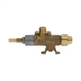 Gas Tap with Pilot Flame | Fagor OEM 12009457 – Kitchen & Pasta Cooker Valve