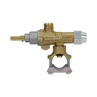 Gas Tap 21/S with Pilot Flame & Regulator | Angelo PO Commercial Valve
