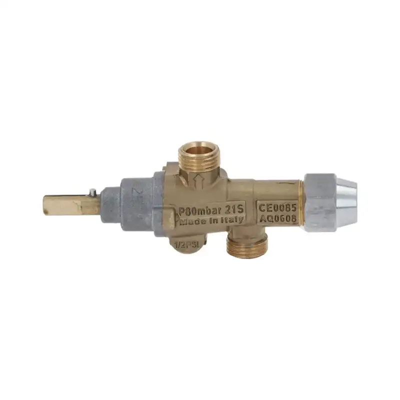 Gaskraan 21/S met Pilotklep en Flowrate-afstelknop | PEL 7988B-117