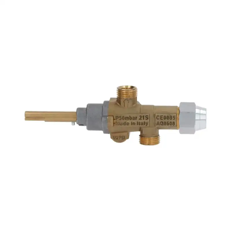 Gas Tap 21/S Pilot Valve with Long Pin | PEL 7988B-49 for Zanussi