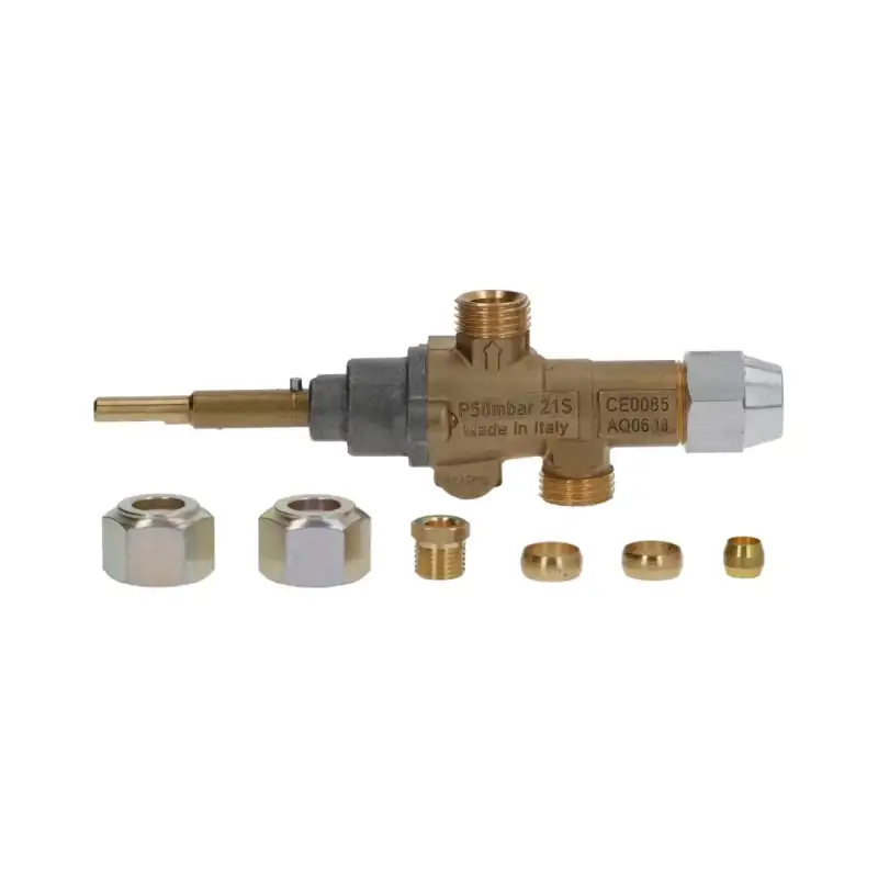 Gas Tap 21/S Pilot Valve with Olive Kit & Long Pin | ROSINOX