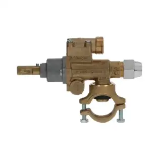 Gas Tap 22/S R_60495 | Italian 27 mm Flange Pilot Valve with M20 Outlet