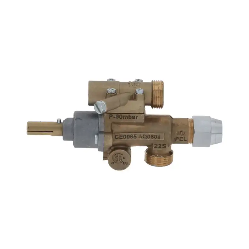 Rubinetto a gas 22S/O 791910 | Valvola a flangia orizzontale PEL con regolatore di flusso