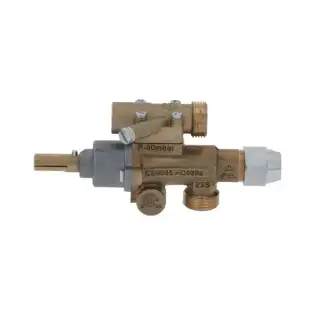 Gasthahn 22S/O 791910 | PEL Horizontal-Flanschventil mit Durchflussregler