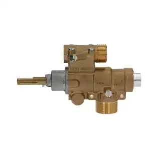 Gasventil 23S/O från Angelo Po | M28×1,5 Ingång, M24×1,5 Utgång, Bypass Ø0,35 mm