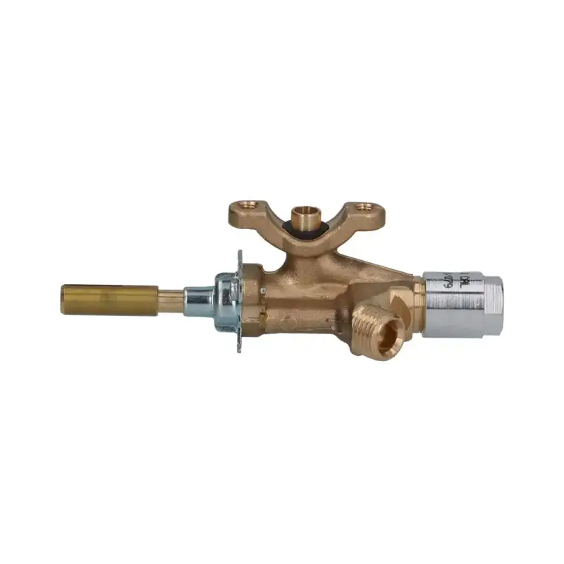 Gas Tap COPRECI CAL20703/079.60.P | Flange Inlet, 1/4″ Outlet, M8×1 Thermocouple