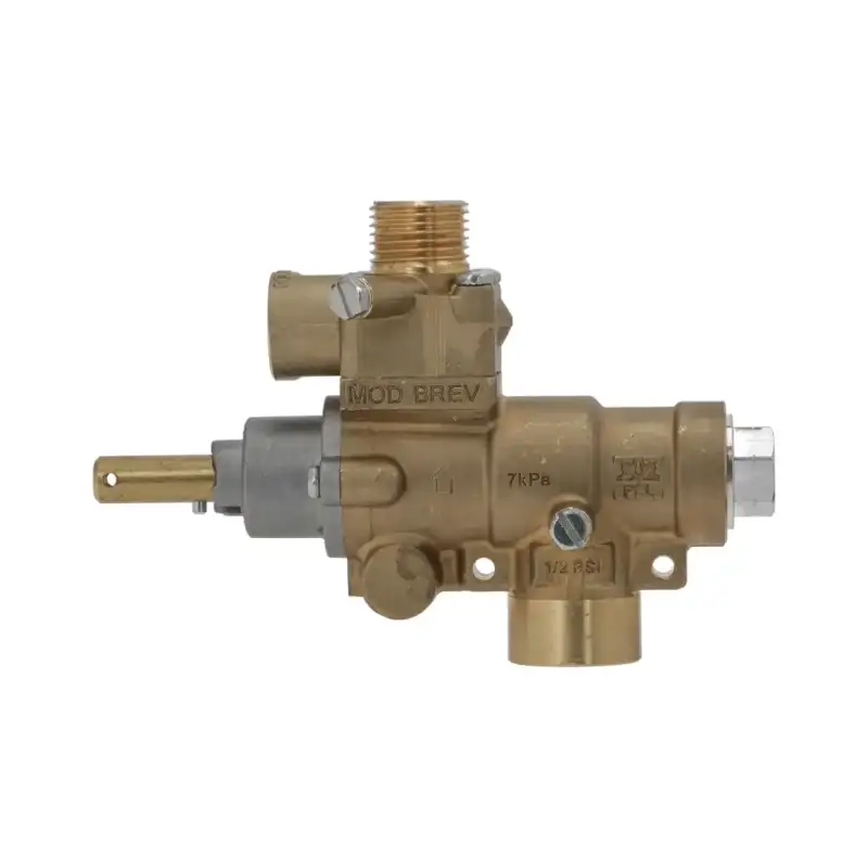 Gas Tap 23S/V | Vertical Flange Pilot Gas Tap for Commercial Kitchens