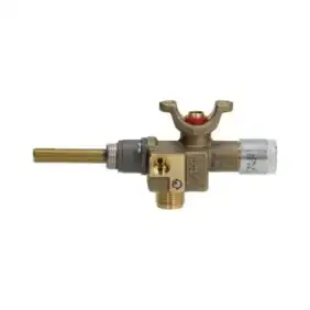 Válvula de gas Fagor 12038507 | Abrazadera de 21 mm, boquilla de 1.15 mm, pasador largo.