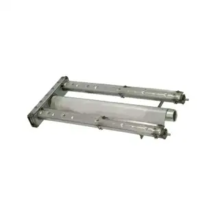 Quemador de acero inoxidable de 435×200 mm | Whirlpool 771985003342 y Electrolux 056655