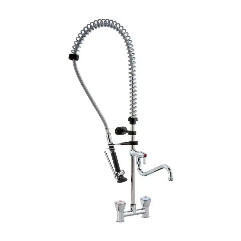 Unidad de prelavado Klarco Styl de 1066 mm - Mezclador de dos agujeros