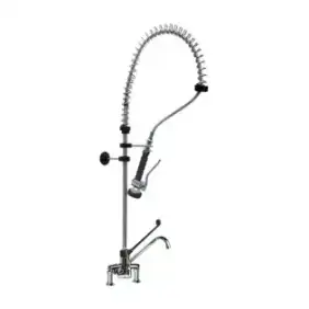 Unità di prelavaggio Classic da 1130 mm con rubinetto - Miscelatore a due fori