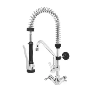 Unità di pre-risciacquo Era da 600 mm - Miscelatore a leva con rubinetto