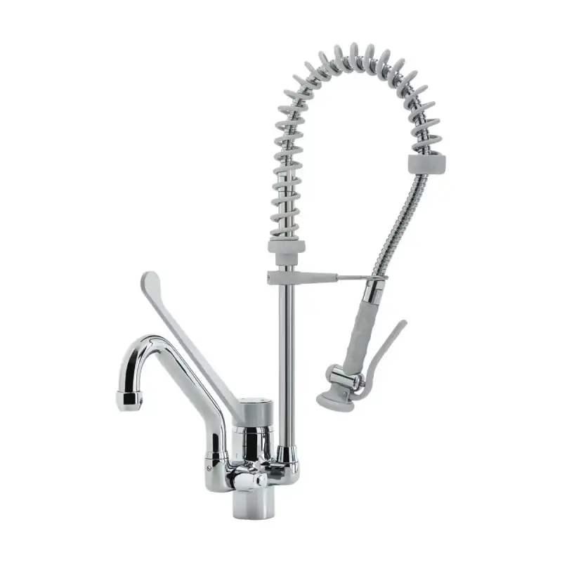 Unidad de prelavado Klarco Shrink de 600 mm - Mezclador de palanca larga