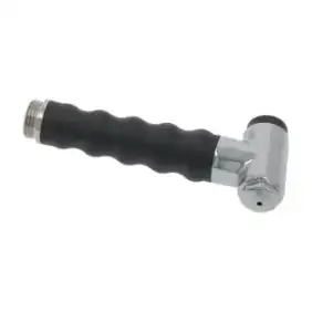 Tête de douche noire Ø ½″ Mâle - RDF Rubinetterie del Friuli