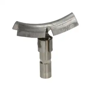 Deflector de piloto de 3 llamas de 45×44 mm - Parte para freidora Zanussi