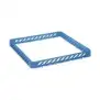 Vaatspoeler open trede 500×500×45 mm | 41 mm interne hoogte