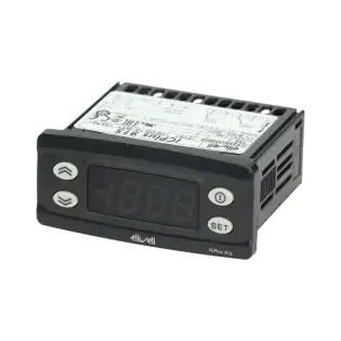 Controlador Eliwell IC Plus 915 con doble relé, compatible con 12Vac/dc.