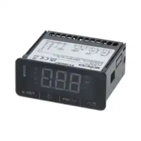 Controllore EVCO EV3802N7 - 230V, compressore da 16A, ausiliario da 8A.