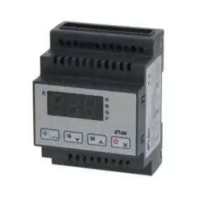 Controlador de trilho DIN de 5 relés LAE BR1-27C1S5W-B - 115-230V.