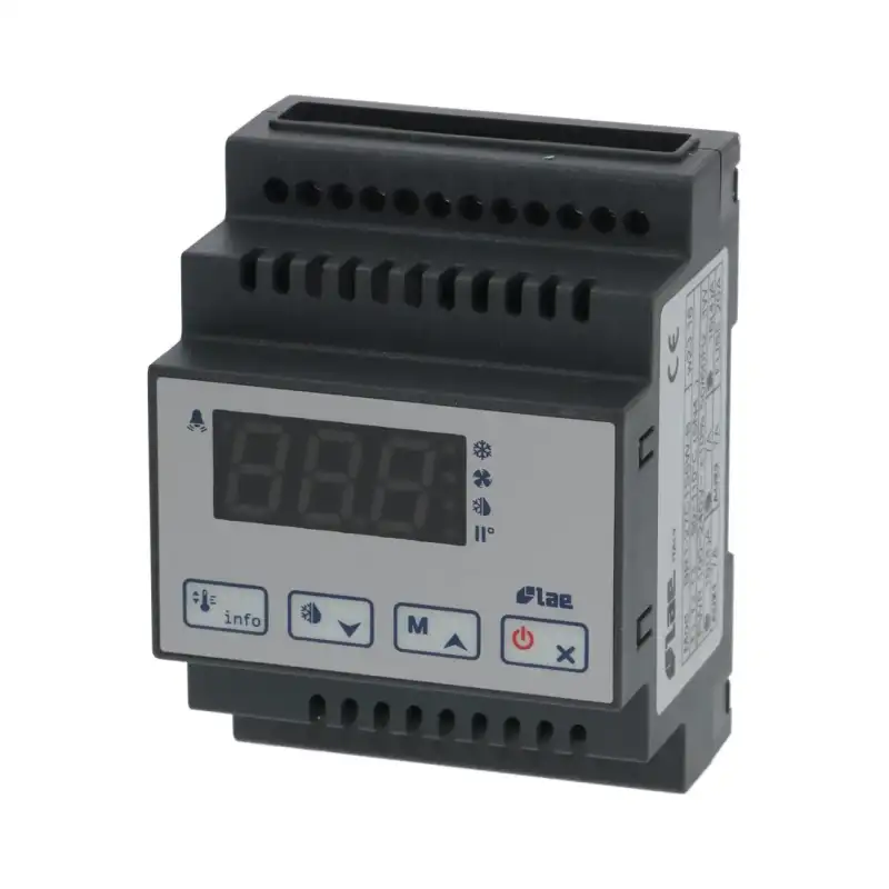 Controlador DIN-Rail LAE BR1-27C1S5W-B - 115-230V con 5 relés.