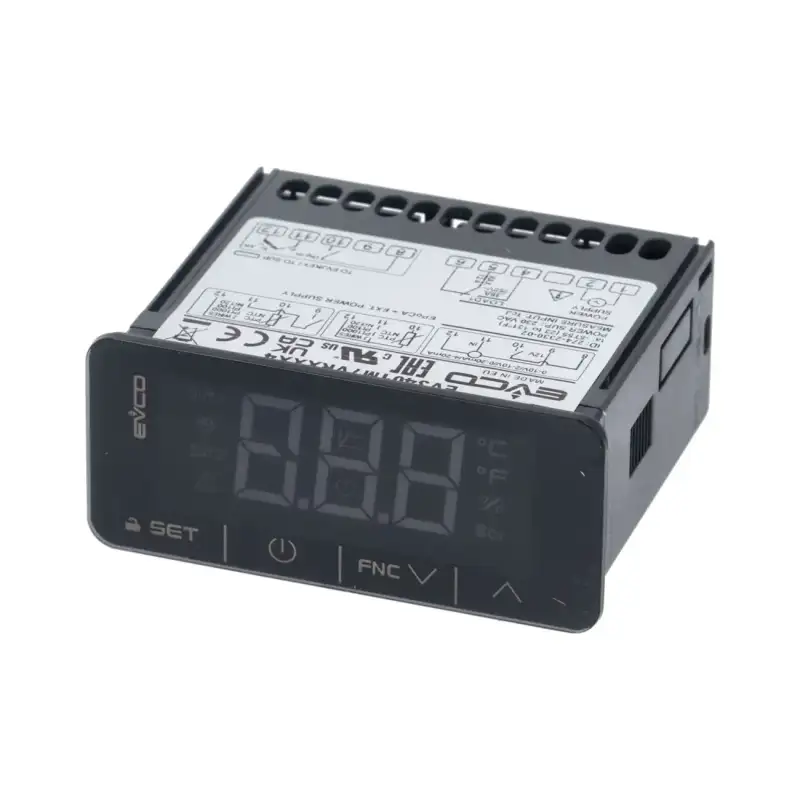 EVCO EVK411 Thermostat | 0–250 °C TCJ/TCK/PT100 Unterstützung