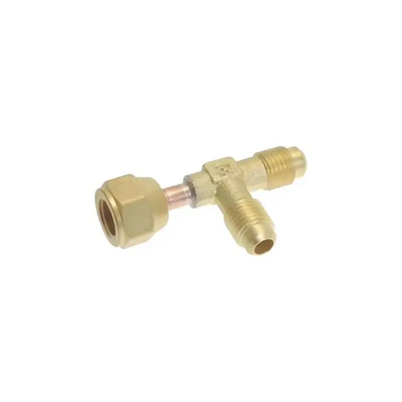 Castel Charger Connection Tee MMF – ¼″ SAE x ¼″ SAE x ¼″ SAE