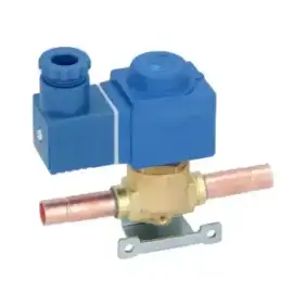 Válvula solenoide NC de diafragma Castel 1068/3A6 Ø 3/8″ com bobina de 220 V e conector.