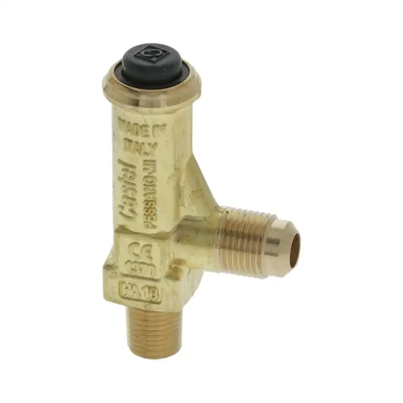 Sicherheitsventil von Castel, 30 bar – ¼″ NPT auf ⅜″ SAE