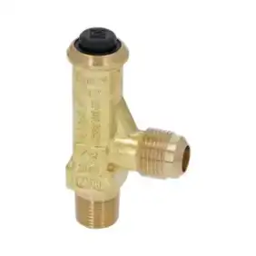 Valvola di sicurezza Castel da 30 bar - filettatura ⅜″ NPT a ½″ SAE