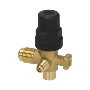 Castel Tap for Tight Systems ½″ SAE – 12 mm ODF Inlet, Side Charging Port